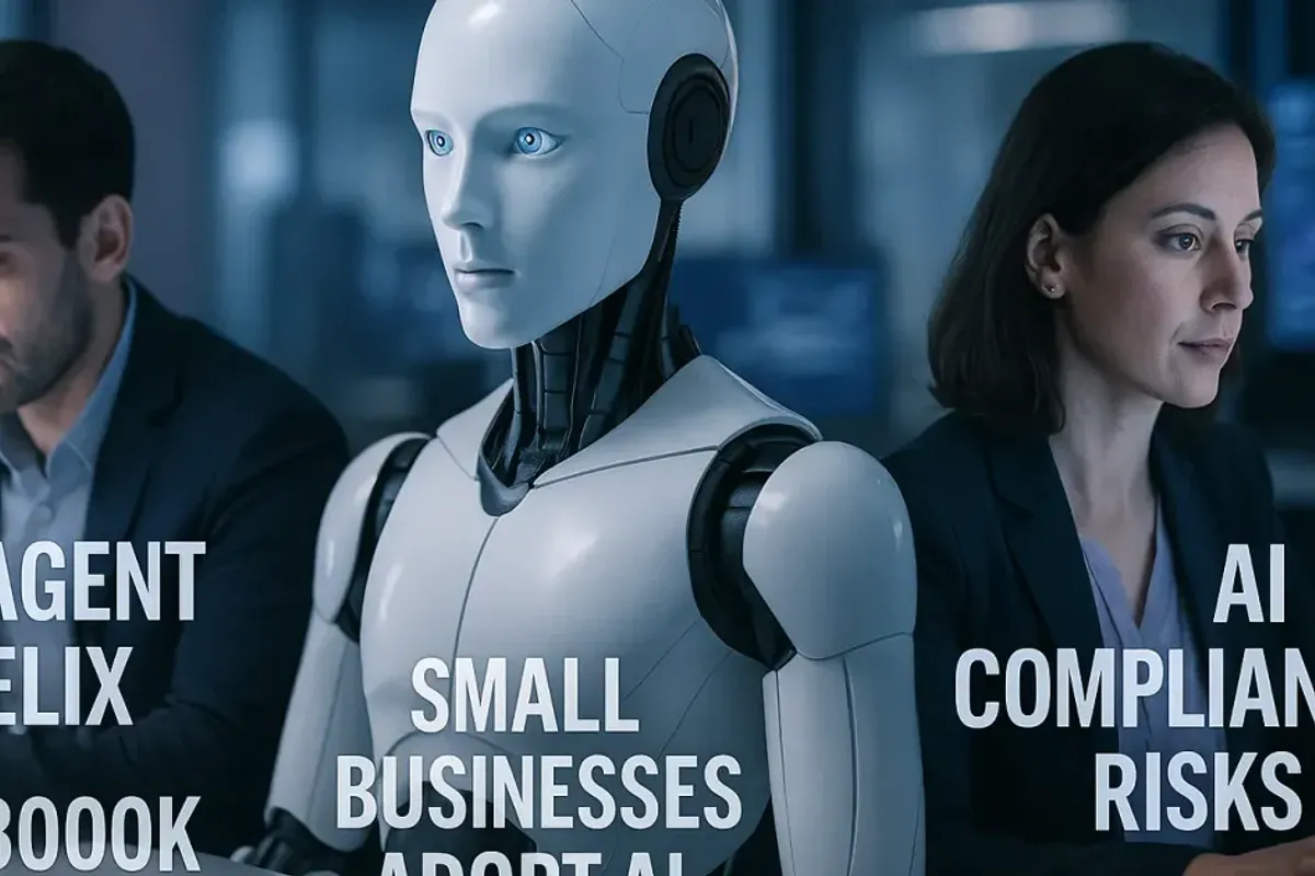 AI Agent Felix Hits $300K Revenue, Small Businesses Adopt AI Without Layoffs, AI Compliance Risks