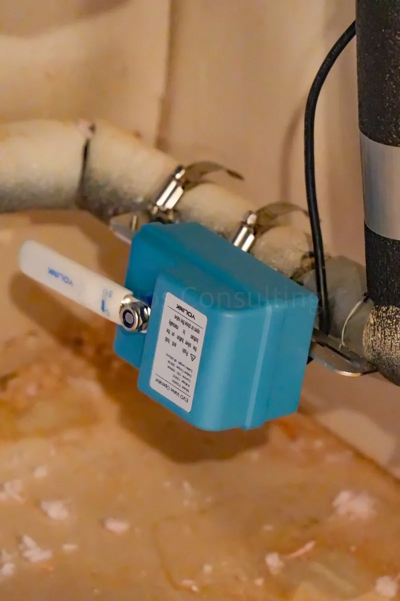 Automated water valve controller